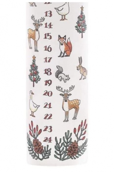 Alison Gardiner - Winter Wildlife Advent Candle (non-fragranced)